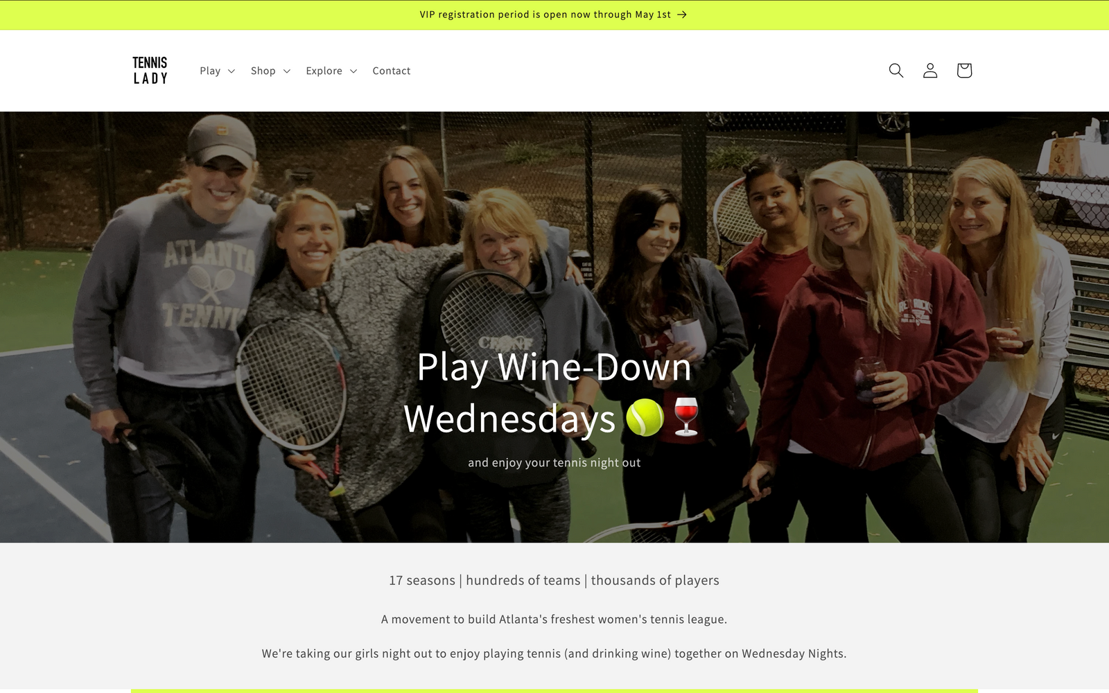 Tennis League Player Rosters